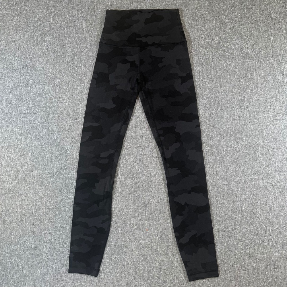 Lululemon Align High Rise Pant 28 Heritage 365 Camo Deep Coal Multi Leggings 2